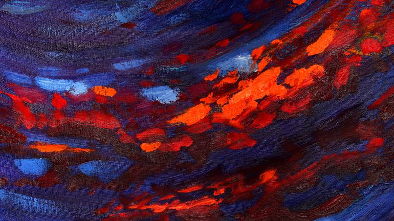 Original Abstract Expressionism Abstract Painting by Sergejs Kitajevs