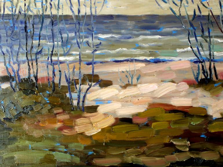 Original Impressionism Landscape Painting by Sergejs Kitajevs
