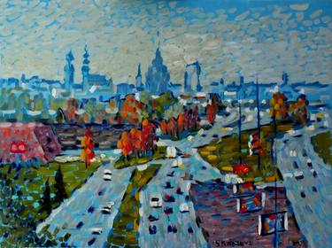 Original Expressionism Landscape Paintings by Sergejs Kitajevs