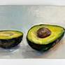 Avocado Study on the wall