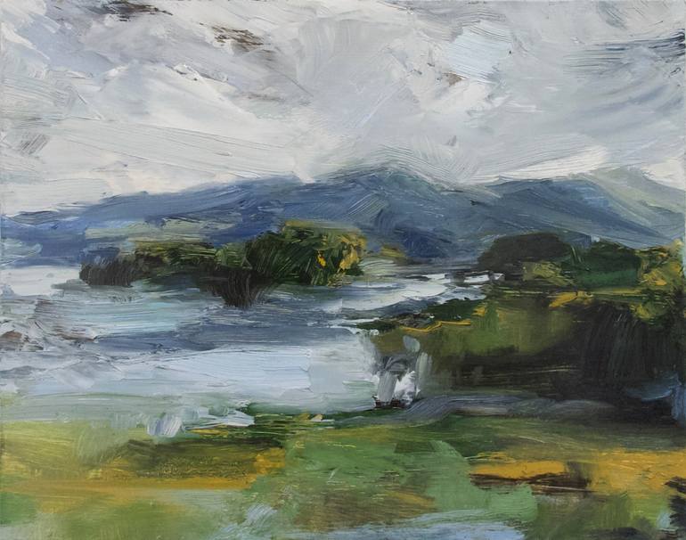 Original Abstract Landscape Painting by Megan Ward