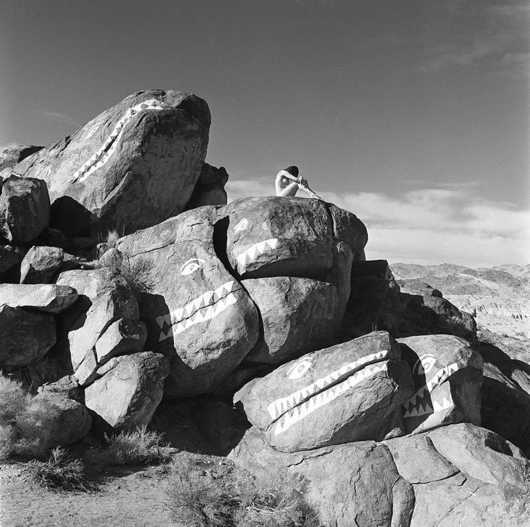 Nude Rock Formation Silver Gelatin Print Limited Edition Of Photography By Andrew Kaiser