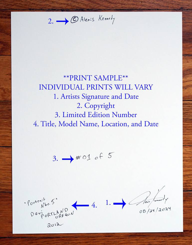 Original Fine Art Nude Photography by Alexis Kennedy