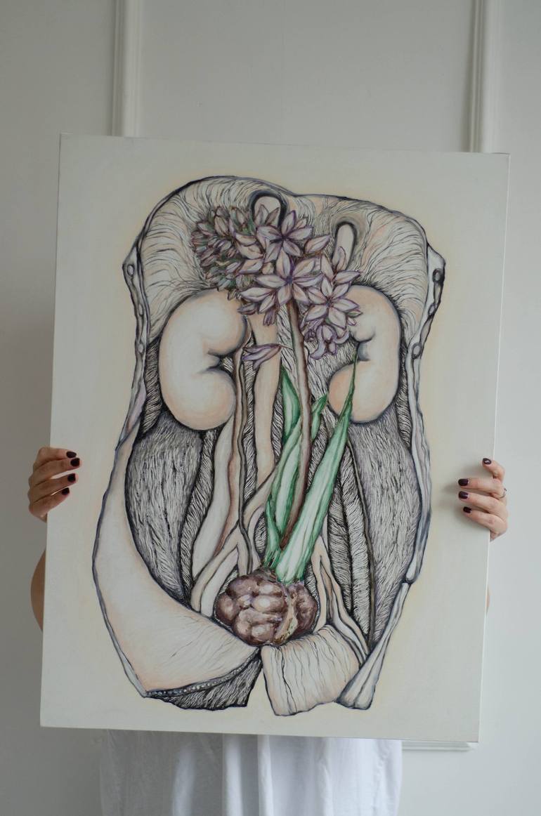 Original Conceptual Body Painting by Iryna Larycheva