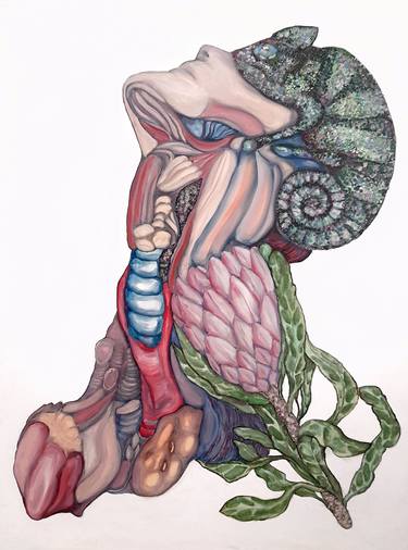 Original Contemporary Body Painting by Iryna Larycheva