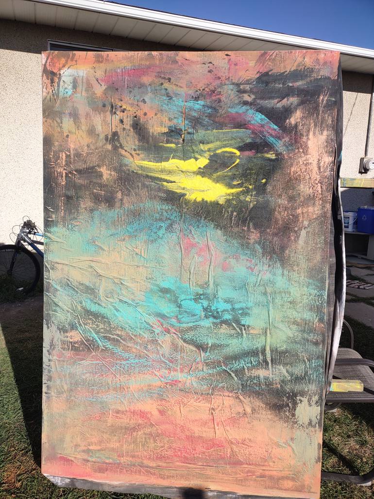 Original Abstract Painting by Caoyun Zhan