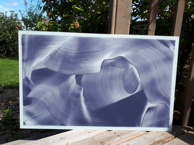 Original Abstract Expressionism Abstract Painting by Caoyun Zhan
