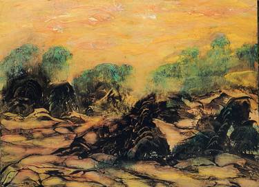Original Abstract Expressionism Abstract Paintings by Caoyun Zhan