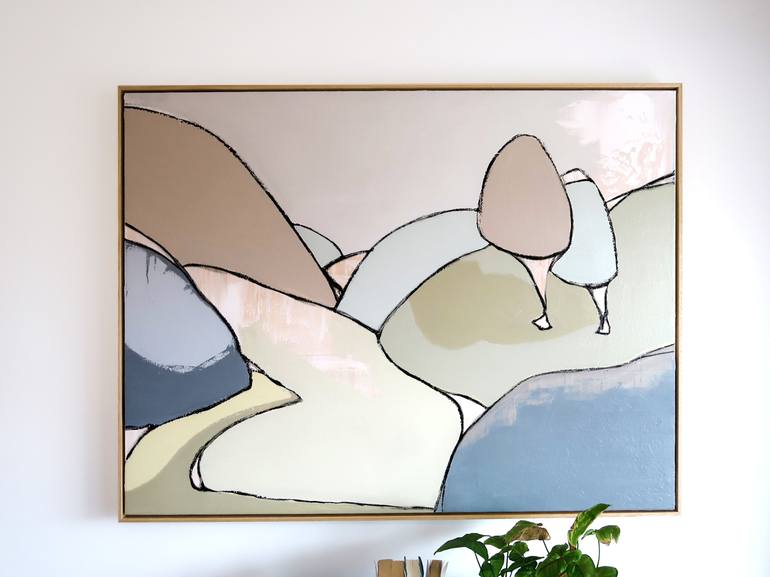 Original Abstract Landscape Painting by Darren White