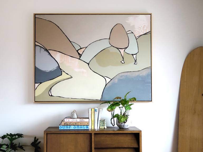 Original Abstract Landscape Painting by Darren White