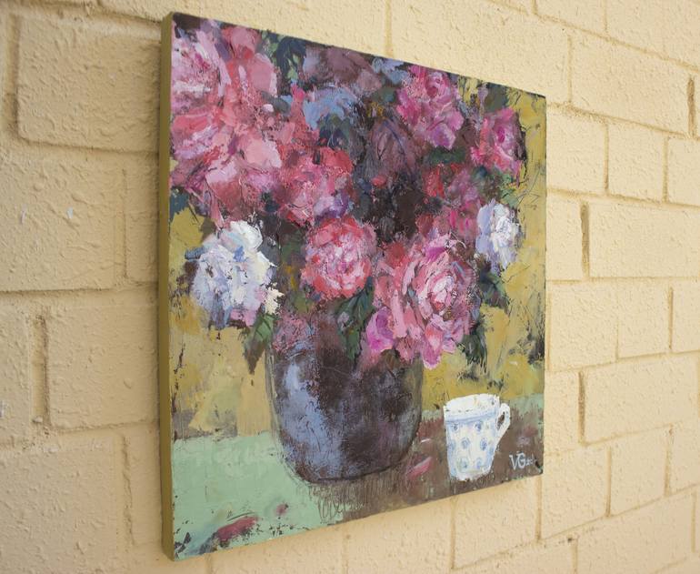 Original Impressionism Still Life Painting by Valentina Gaychuk