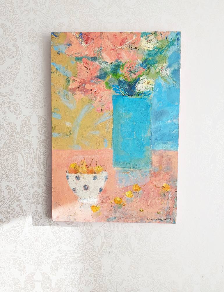 Original Impressionism Still Life Painting by Valentina Gaychuk