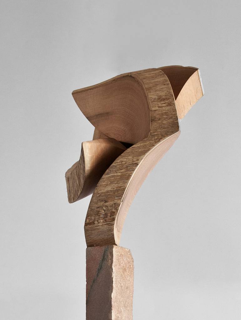 Original Modernism Abstract Sculpture by Borislav Aleksiev