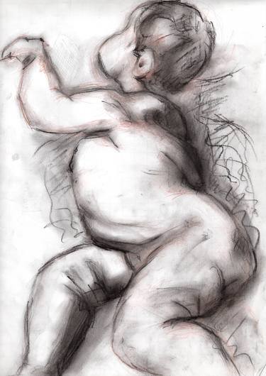 Studio: Vincenzo Gemito 1913, "A mother who is breastfeeding his child" thumb
