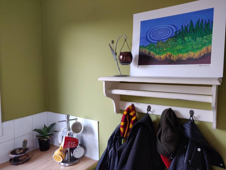 Original Abstract Landscape Painting by Satdeep Grewal