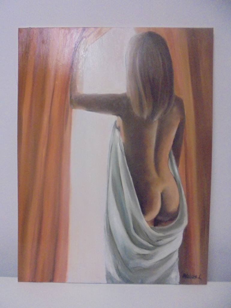 Original Realism Nude Painting by Liubov Aristova