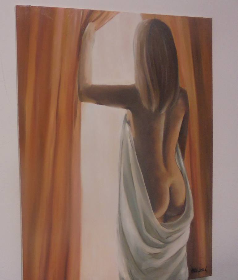 Original Realism Nude Painting by Liubov Aristova
