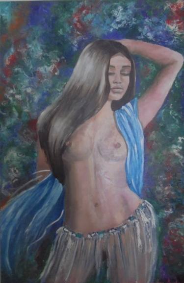 Original Erotic Painting by Liubov Aristova