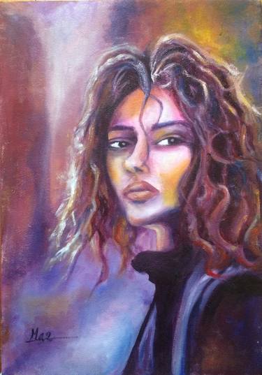 Print of Modern Portrait Paintings by Marwa Abdelhamid