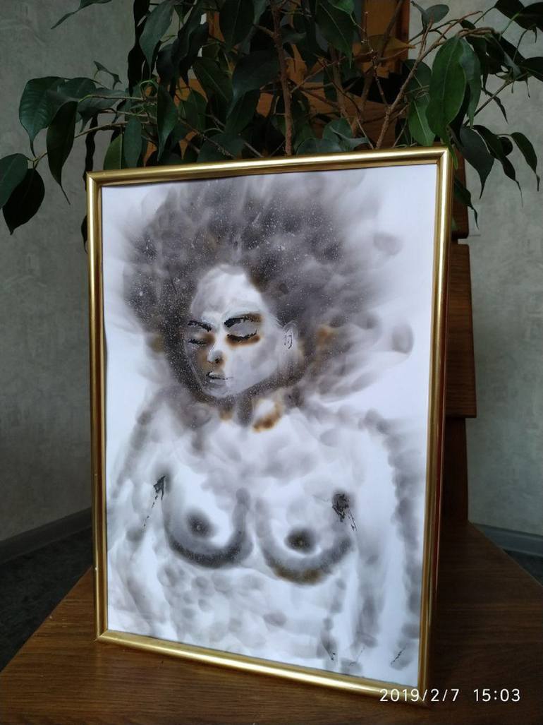 Original Other Erotic Drawing by Olga Somka
