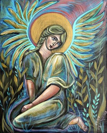 Print of Fine Art Religious Paintings by Nadiia Krushynska