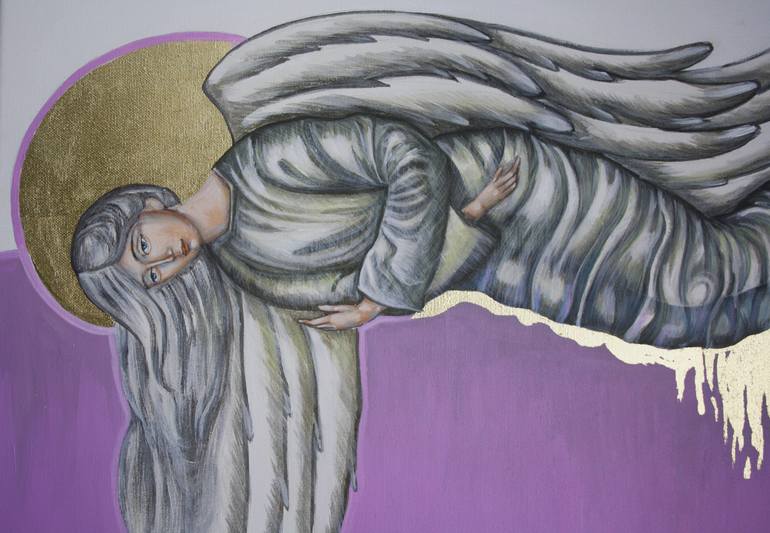 Original Contemporary Fantasy Painting by Nadiia Krushynska