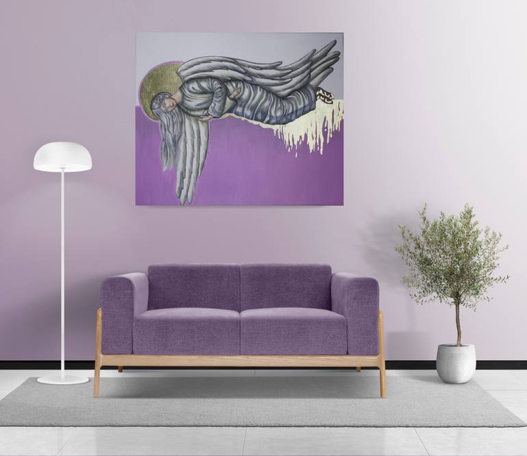 Original Contemporary Fantasy Painting by Nadiia Krushynska