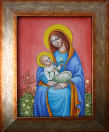 Print of Fine Art Religious Paintings by Nadiia Krushynska