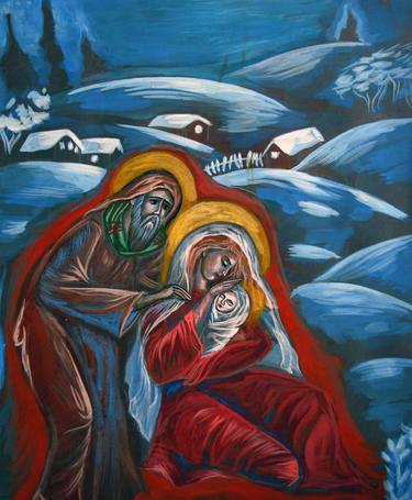 Print of Impressionism Religious Paintings by Nadiia Krushynska