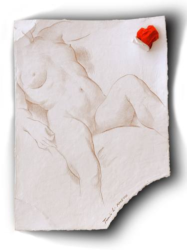 Original Figurative Nude Drawings by Tania Luchinkina