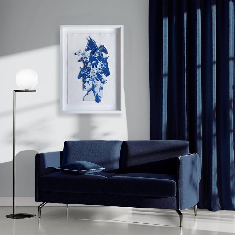 Original Portraiture People Mixed Media by Chloe Mccarrick