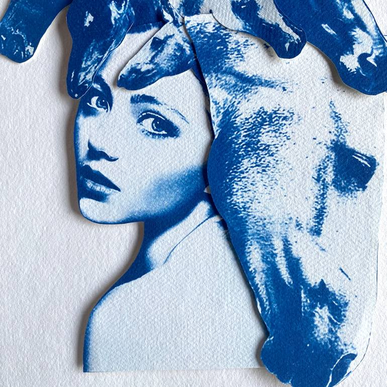 Original Portraiture People Mixed Media by Chloe Mccarrick