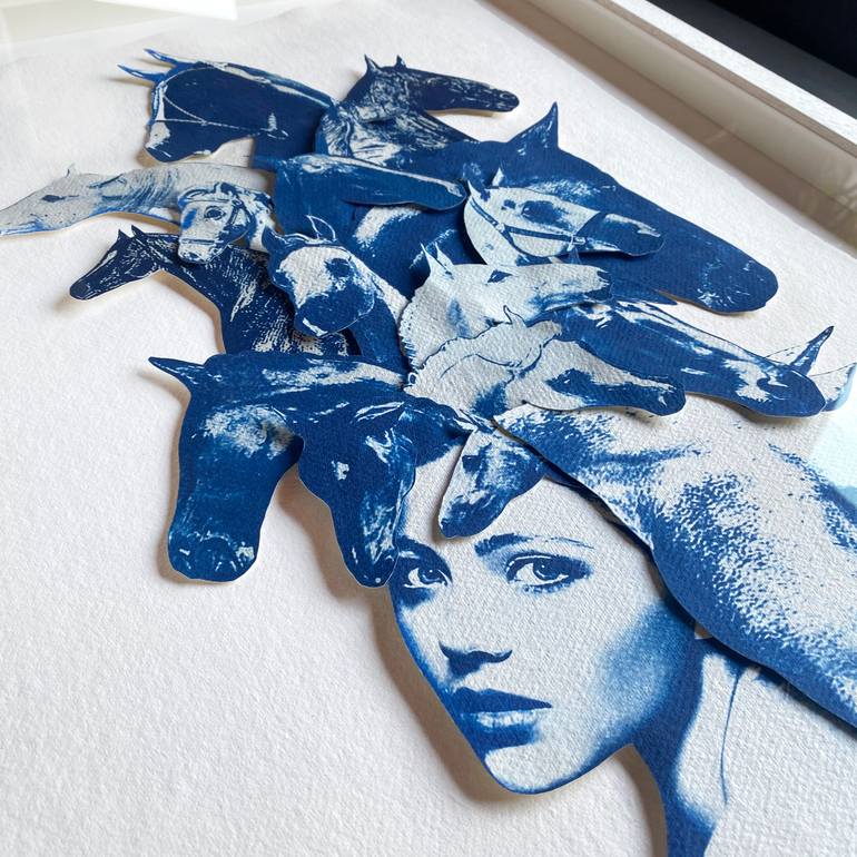 Original Portraiture People Mixed Media by Chloe Mccarrick