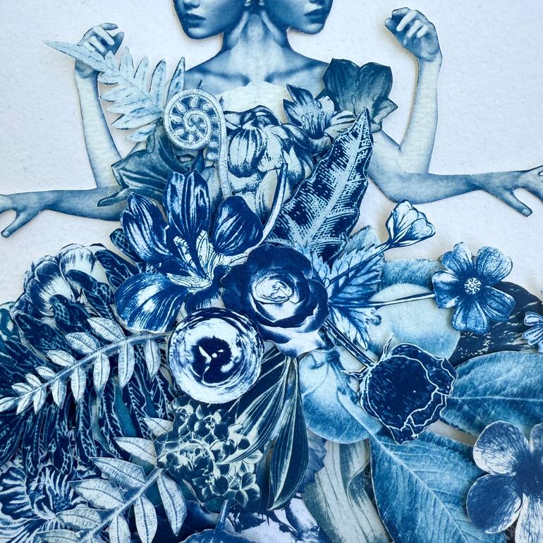 Original Figurative Classical Mythology Collage by Chloe Mccarrick