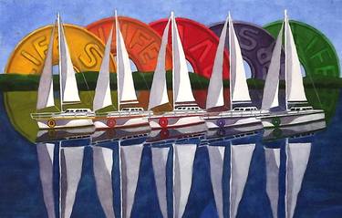 Original Boat Paintings by Cory Clifford