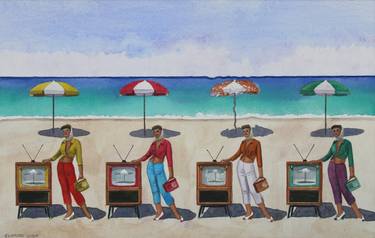 Original Beach Paintings by Cory Clifford