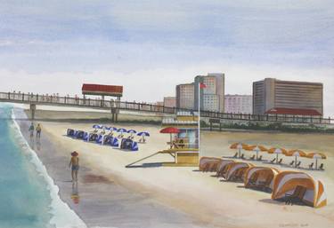 Print of Realism Beach Paintings by Cory Clifford