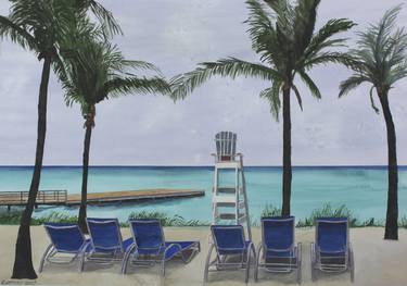 Print of Realism Beach Paintings by Cory Clifford