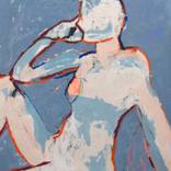 Seated Figure by Geoffrey Stein
