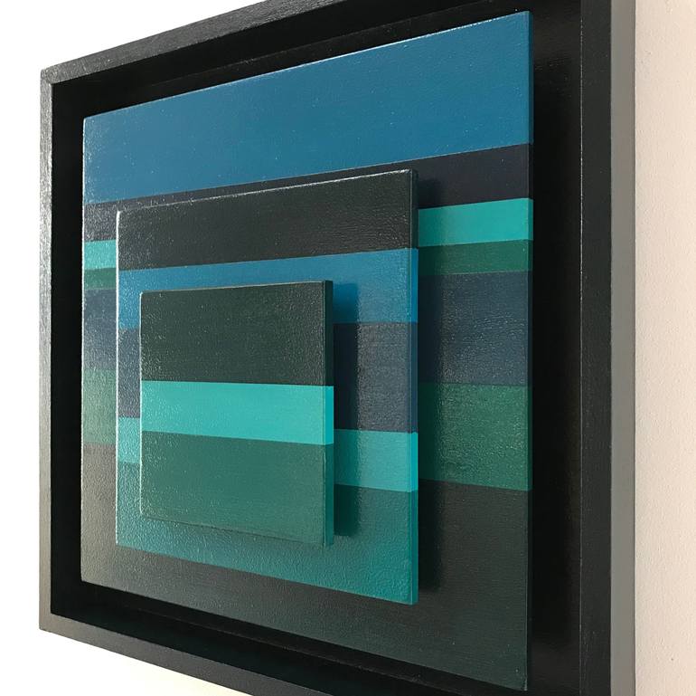 Original Abstract Nature Painting by Ille Gluck