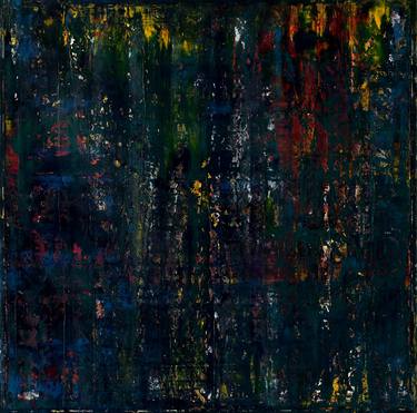 YERRANBAH, abstract in green, red, yellow and blue thumb