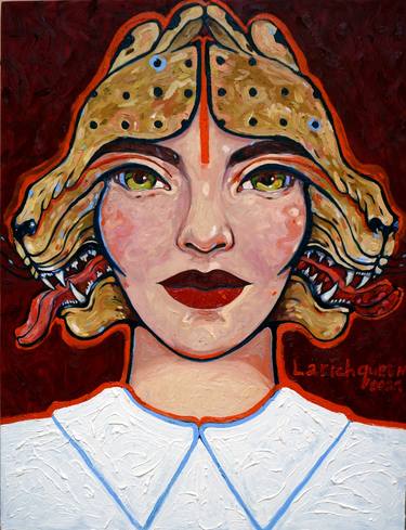 oil painting Queen La Cheetah thumb