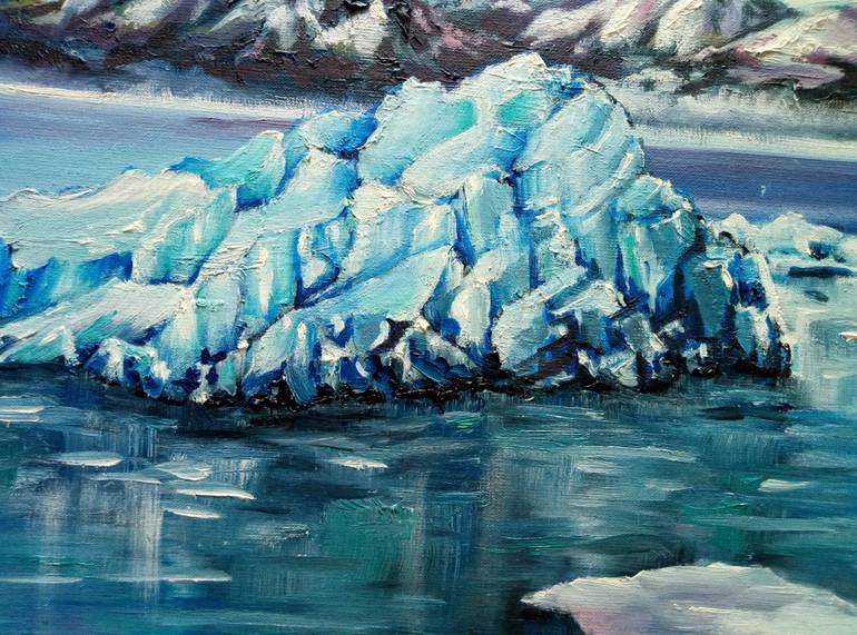 Original Impressionism Landscape Painting by Oleg Ryzhkov