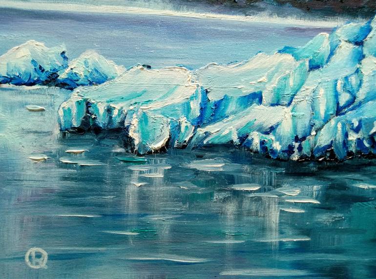 Original Impressionism Landscape Painting by Oleg Ryzhkov