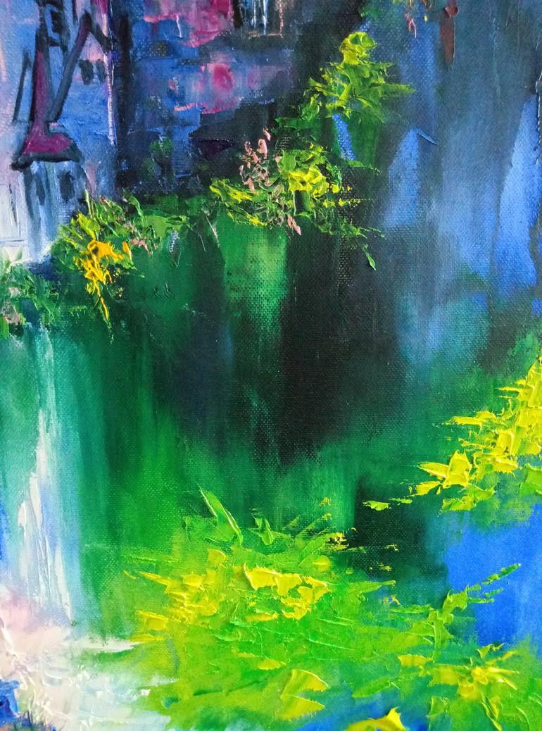 Original Impressionism Nature Painting by Oleg Ryzhkov