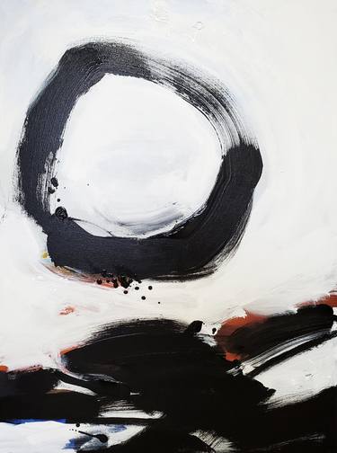 Original Abstract Expressionism Abstract Paintings by Randy Padorr-Black