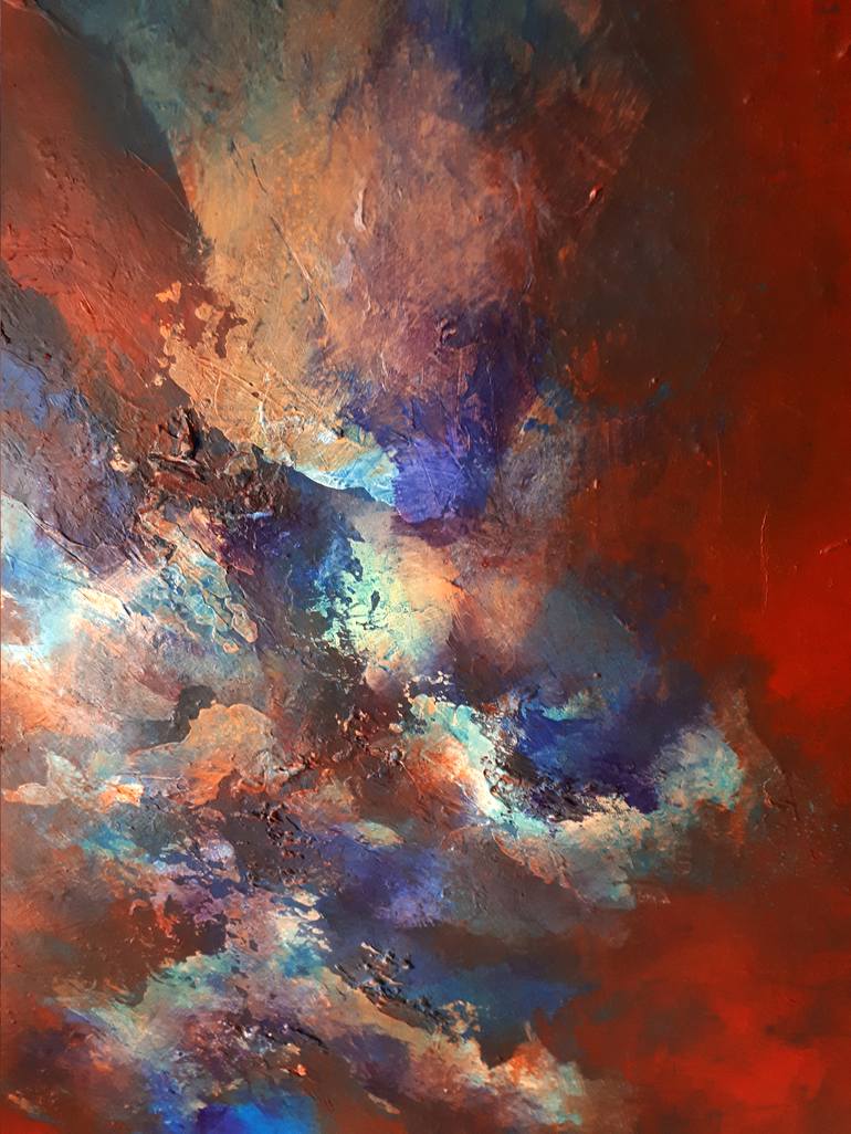 Original Abstract Painting by Paweł Andrys