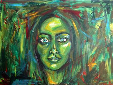 Print of Abstract Portrait Paintings by Giorgia Calgaro