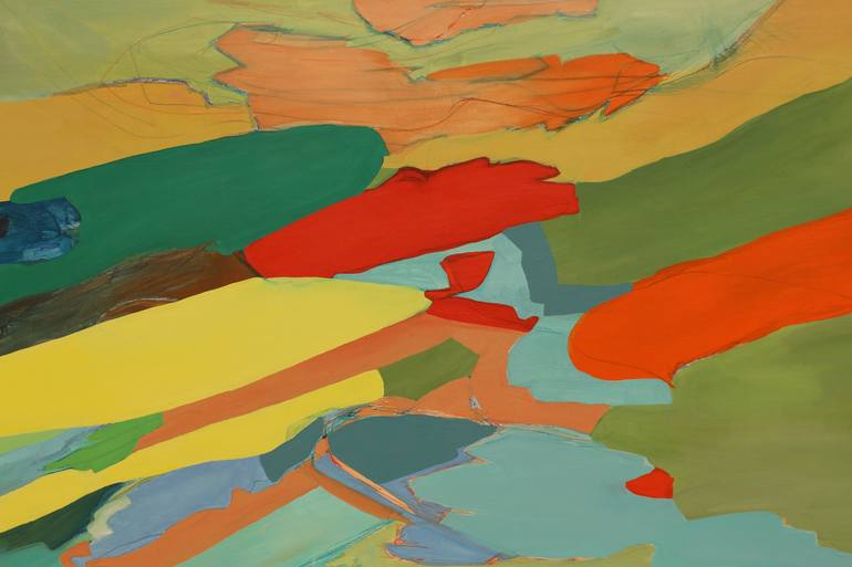 Original Abstract Expressionism Abstract Painting by Nare Haru