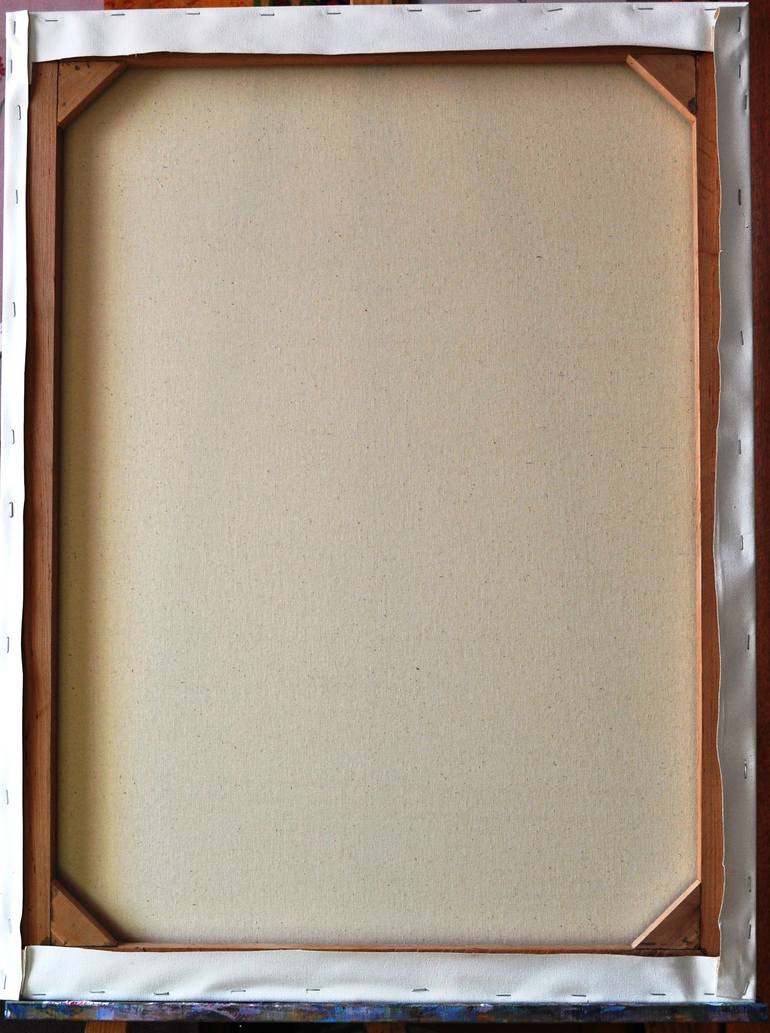 Original Abstract Expressionism Landscape Painting by Elena Den